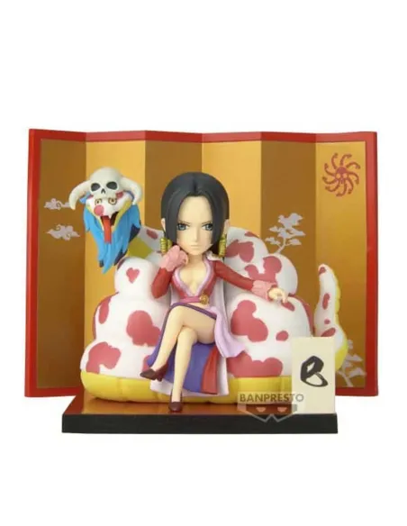 Figura banpresto one piece world collectable special boa hancock & salome 6cm