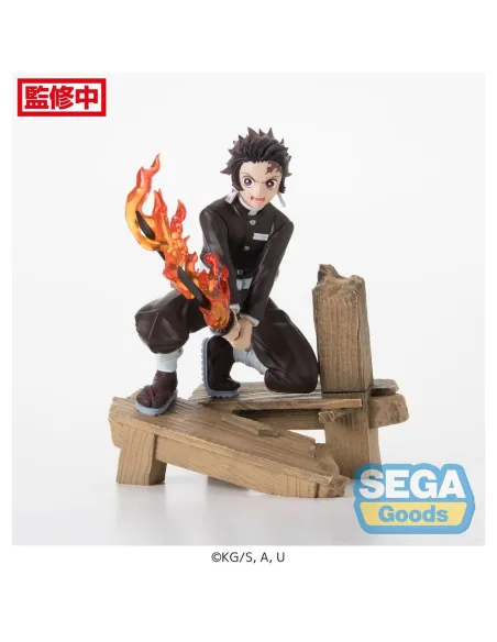 Figura sega demon slayer kimetsu no yaiba tanjiro kamado swordsmith village arc 12 cm