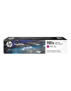 Cartucho hp pagewide enterprise 981x  color 556 - mfp 586 alta capacidad magenta