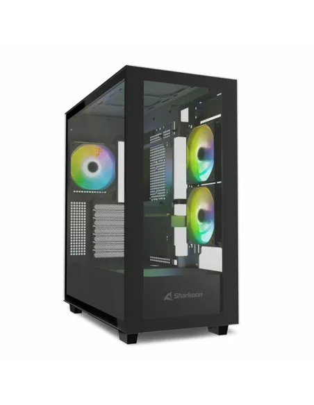 Caja ordenador gaming sharkoon rebel c60 atx cristal templado negro Caja ordenador gaming sharkoon rebel c60 atx cristal templado negro
