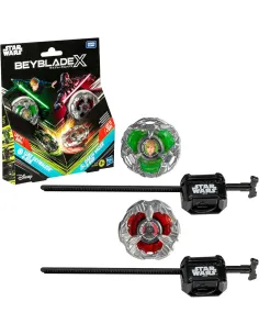 Juego hasbro beyblade x star wars luke skywalker vs darth vader