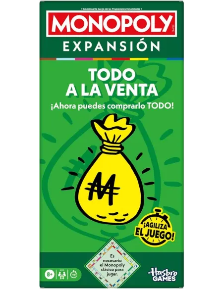 Expansión hasbro monopoly todo a la venta