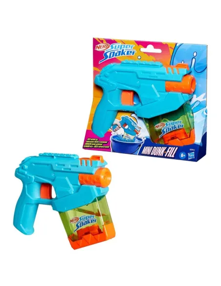 Pistola hasbro nerf super soaker mini dunk fill