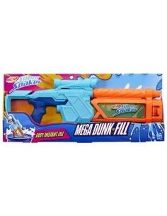 Pistola hasbro nerf super soaker mega dunk fill