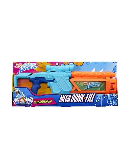 Pistola hasbro nerf super soaker mega dunk fill