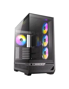 Caja ordenador gaming antec fishtank c7 atx argb cristal templado usb 3.2 negro