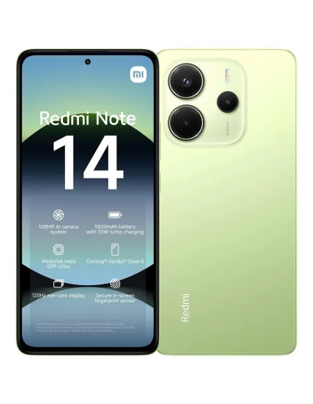Movil xiaomi redmi note 14 6 - 128gb verde