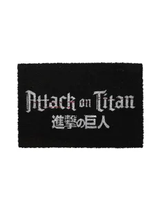 Felpudo 60x40 cm logo attack on titan