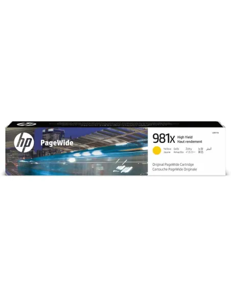 Cartucho tinta hp pagewide enterprise 981x amarillo