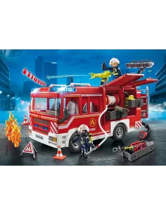 Playmobil ciudad accion -  camion de bomberos