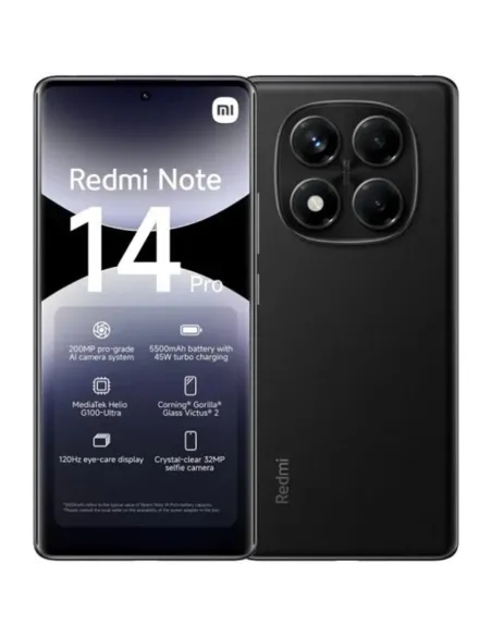 Movil xiaomi redmi note 14 pro 8 - 256gb negro