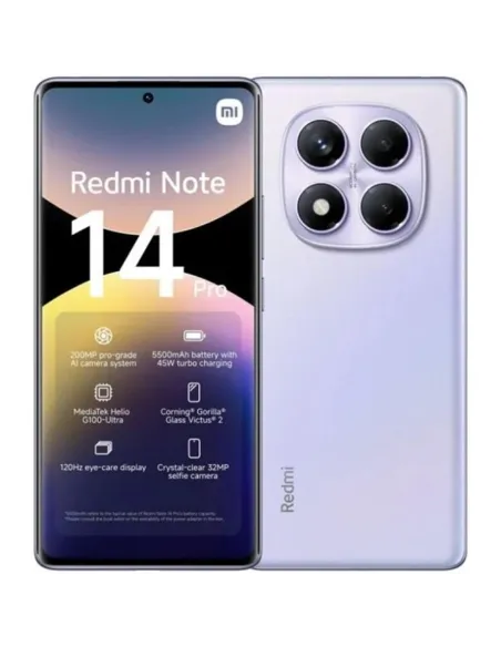 Movil xiaomi redmi note 14 pro 8 - 256gb purpura