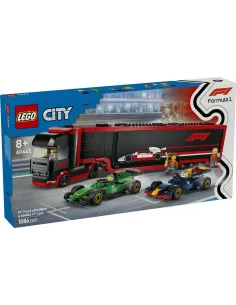 Lego city formula 1 camión con coches de f1 rb20 y amr24