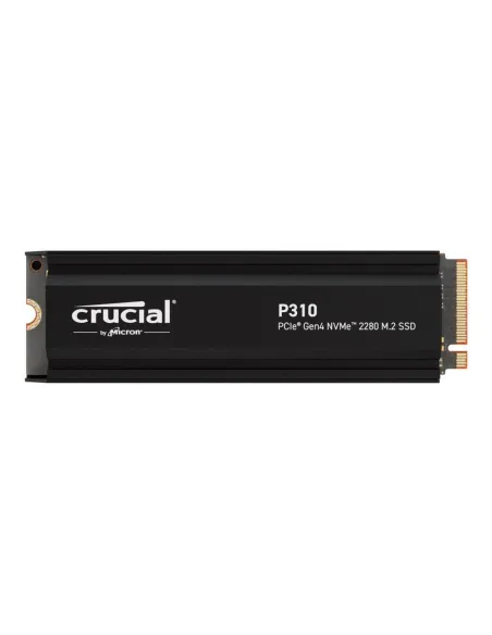 Disco duro interno solido ssd crucial p310 1tb m.2 nvme pci express 4.0 heatsink