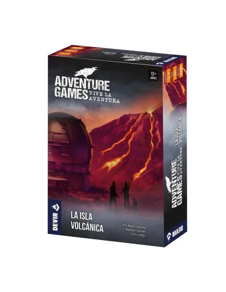Juego de mesa adventure games: la isla volcánica