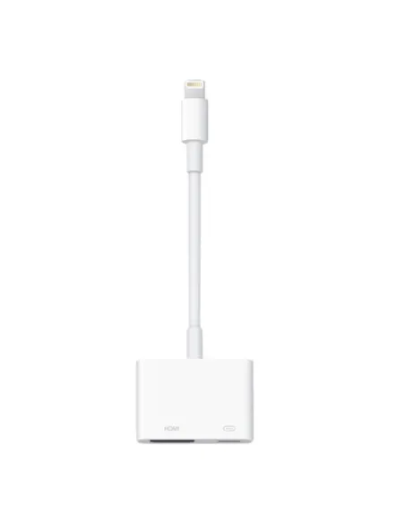 Adaptador lightning a hdmi - lightning apple macho - hembra - blanco