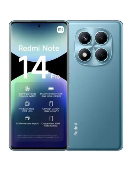 Movil xiaomi redmi note 14 pro 8 - 256gb azul