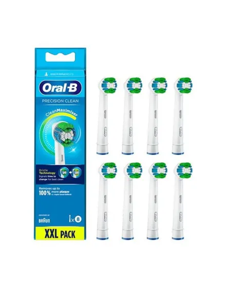 Pack de 8 cabezales recambios braun oral b eb20rb - 8
