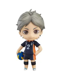 Figura good smile company nendoroid haikyu!! koshi sugawara 10 cm