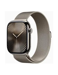 Smartwatch apple watch series 10 gps + cell 46mm natural titanium milanese loop s - m