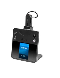 Auriculares poly convertibles savi 8445 office con certificación microsoft teams dect 1880 - 1900 mhz