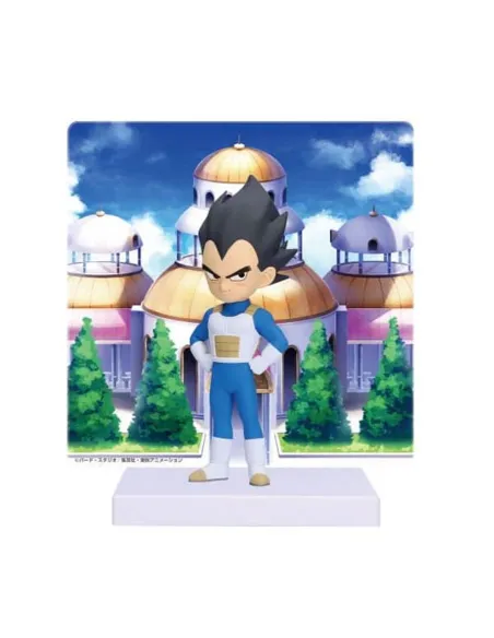 Figura banpresto dragon ball daima vegeta con panel 9cm