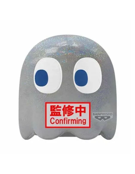 Peluche banpresto big plush pac - man ghost 45th anniversary 20cm