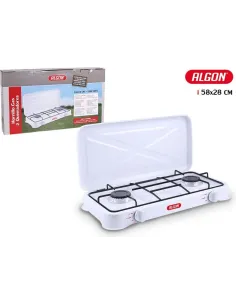 Hornillo 2 fuegos gas c - tapa  algon