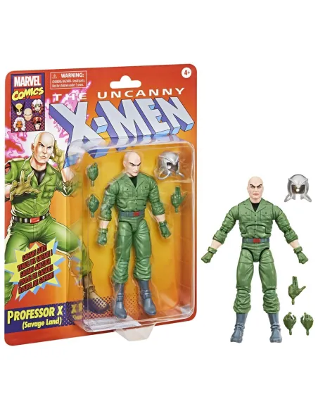 Figura hasbro marvel legend series x - men proffesor x savage land