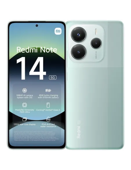 Movil xiaomi redmi note 14 5g 8 - 256gb verde