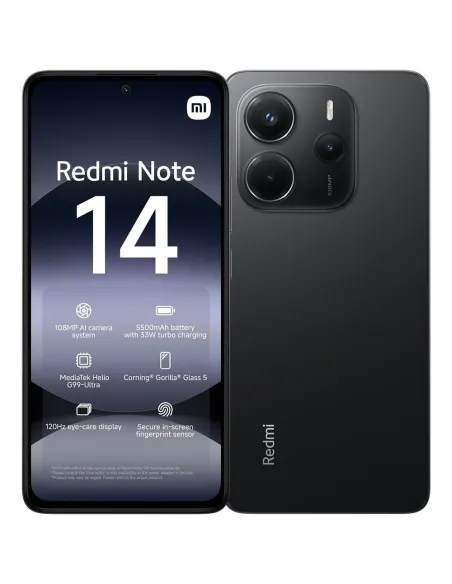 Movil xiaomi redmi note 14 8 - 256gb negro