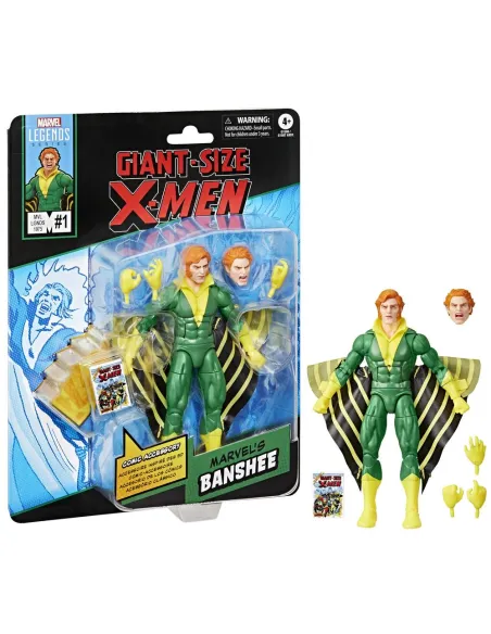 Figura hasbro marvel legends giant - size x - men mini comics banshee