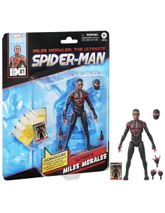 Figura hasbro marvel legends miles morales: the ultimate spider - man mini comics ultimate miles