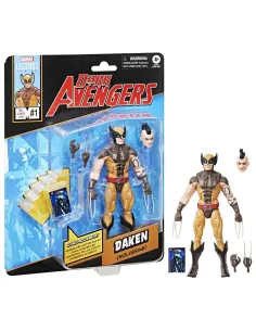 Figura hasbro marvel legends dark avengers mini comics daken (wolverine)