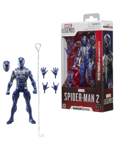 Figura hasbro marvel legends series spider - man 2 peter parker (anti - venom suit style)