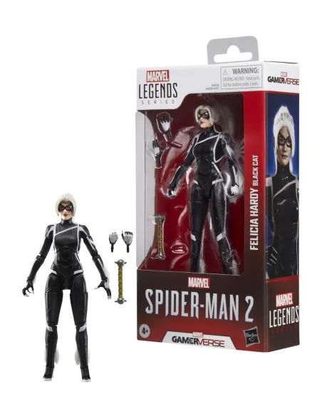 Figura hasbro marvel legends series spider - man 2 felicia hardy (black cat)