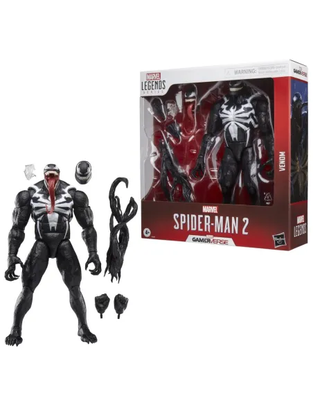 Figura hasbro marvel legends series spider - man 2 -  venom
