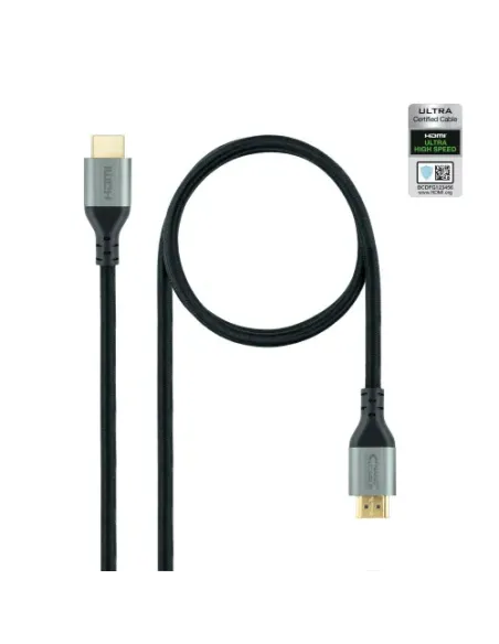 Nanocable Cable HDMI 2.1 Certificado ULTRA HIGH SPEED A/M-A/M, Negro, 3 m