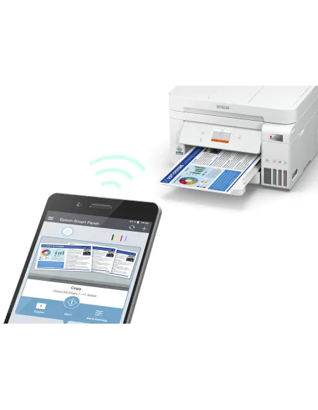 Epson EcoTank Impresora multifunción ET-4856 A4 con depósito de tinta, conexión Wi-Fi