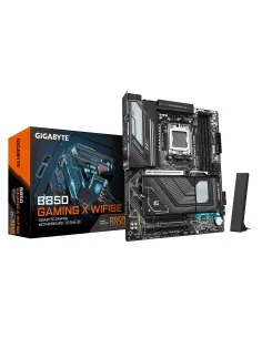 GIGABYTE B850 GAMING X WIFI6E Placa Base - Procesadores AMD Ryzen Serie 9000, VRM digital de 12+2+2 fases, hasta 8200MHz DDR5