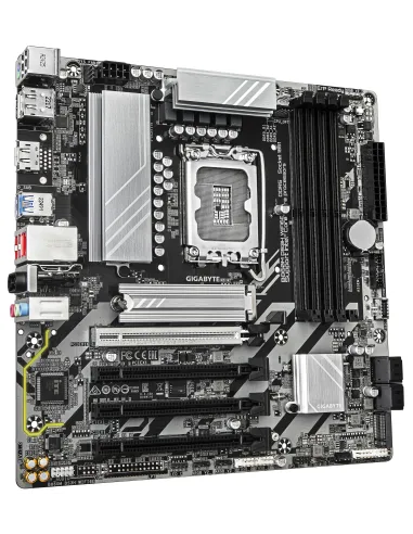 GIGABYTE B860M DS3H WIFI6E Placa base - CPUs Intel Core Ultra, VRM de 5+1+2+1 fases, hasta 9066MHz DDR5, 1xPCIe 5.0 + 1xPCIe