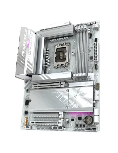 GIGABYTE B860 AORUS ELITE WIFI7 ICE Placa base - CPUs Intel Core Ultra, VRM de 14+1+2+1 fases, hasta 9200MHz DDR5, 1xPCIe 5.0 +