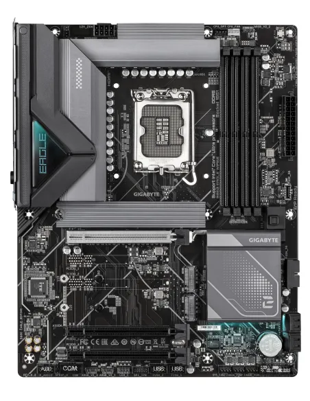 GIGABYTE B860 EAGLE WIFI6E Placa base - CPUs Intel Core Ultra, VRM de 12+1+2+1 fases, hasta 9066MHz DDR5, 1xPCIe 5.0 + 2xPCIe