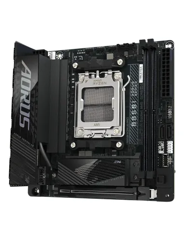 GIGABYTE B850I AORUS PRO Placa Base - Compatible con procesadores AMD Ryzen Serie 9000, VRM digital de 8+2+1 fases, hasta