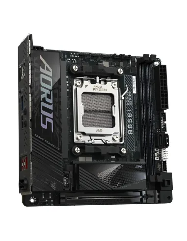 GIGABYTE B850I AORUS PRO Placa Base - Compatible con procesadores AMD Ryzen Serie 9000, VRM digital de 8+2+1 fases, hasta