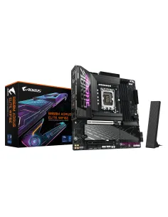 GIGABYTE B860M AORUS ELITE WIFI6E Placa base - CPUs Intel Core Ultra, VRM de 12+1+2+1 fases, hasta 9200MHz DDR5, 1xPCIe 5.0 +