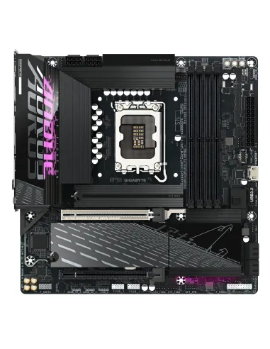 GIGABYTE B860M AORUS ELITE WIFI6E Placa base - CPUs Intel Core Ultra, VRM de 12+1+2+1 fases, hasta 9200MHz DDR5, 1xPCIe 5.0 +
