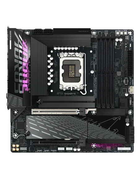 GIGABYTE B860M AORUS ELITE WIFI6E Placa base - CPUs Intel Core Ultra, VRM de 12+1+2+1 fases, hasta 9200MHz DDR5, 1xPCIe 5.0 +