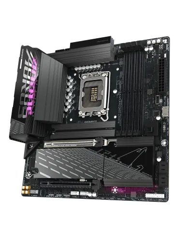 GIGABYTE B860M AORUS ELITE WIFI6E Placa base - CPUs Intel Core Ultra, VRM de 12+1+2+1 fases, hasta 9200MHz DDR5, 1xPCIe 5.0 +