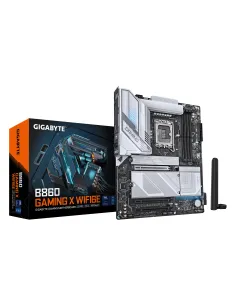 GIGABYTE B860 GAMING X WIFI6E Placa base - CPUs Intel Core Ultra, VRM de 12+1+2+1 fases, hasta 9066MHz DDR5, 1xPCIe 5.0 +